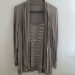 INC International Concepts Sequin Shirt
